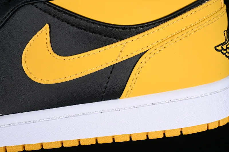 All categories Air Jordan Jordan series basketball shoes Air Jordan 1 Low Z version Air Jordan 1 Low OG "Yellow Ocher" AJ1 Joe 1 black and yellow low-top cultural casual sneakers 553558-072